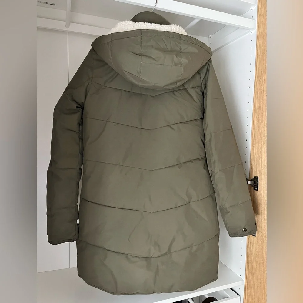 Roxy Ellie Hooded Waterproof Puffer Jacket Sz Small (no fur included) - Picture 3 of 8